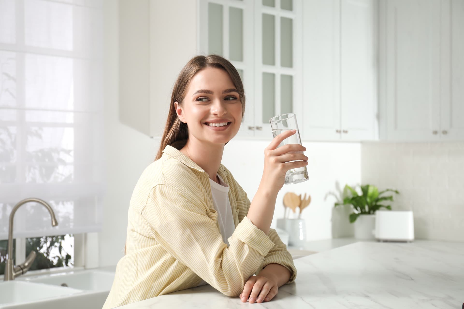 Clean filtered water